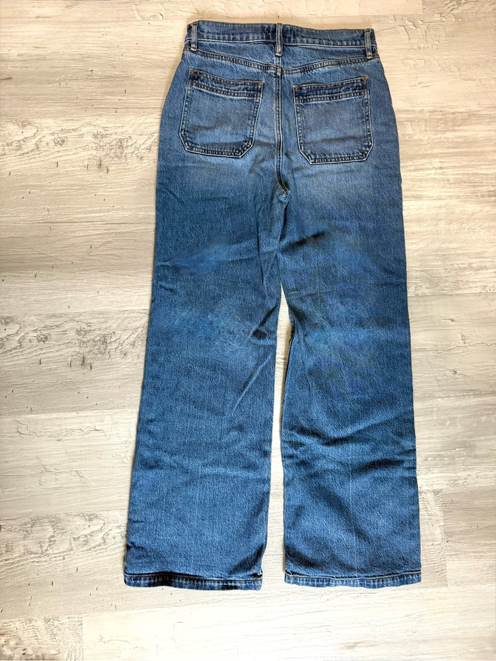 LOFT Blue Wide Leg sailor Jeans 26/2 EUC - Picture 7 of 7